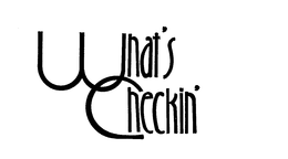 WHAT'S CHECKIN' logo