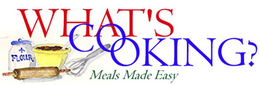 WHAT'S COOKING? MEALS MADE EASY FLOUR logo