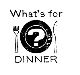 WHAT'S FOR DINNER logo