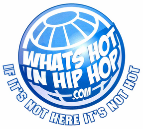 WHATS HOT IN HIP HOP .COM IF IT'S NOT HERE IT'S NOT HOT logo