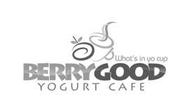 WHAT'S IN YO CUP BERRY GOOD YOGURT CAFE logo