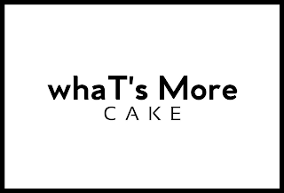 WHAT'S MORE CAKE logo
