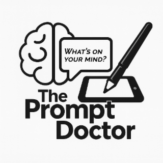 WHAT'S ON YOUR MIND? THE PROMPT DOCTOR logo