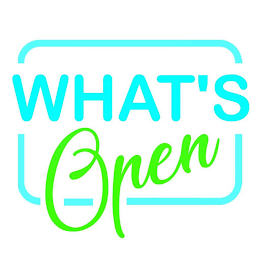 WHAT'S OPEN logo
