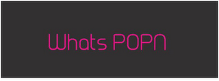 WHATS POPN logo