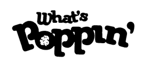 WHAT'S POPPIN' logo
