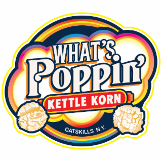 WHAT’S POPPIN’ KETTLE KORN CATSKILLS N.Y. logo