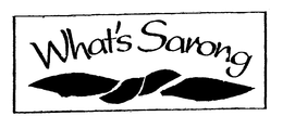 WHAT'S SARONG logo