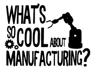 WHAT'S SO COOL ABOUT MANUFACTURING? logo