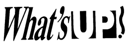 WHAT'S UP! logo