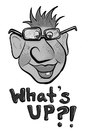 WHAT'S UP?! logo