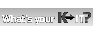 WHAT'S YOUR KIT? logo
