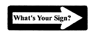 WHAT'S YOUR SIGN? logo