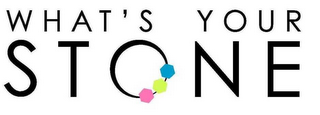 WHAT'S YOUR STONE logo