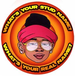 WHAT'S YOUR STUD NAME? WHAT'S YOUR REAL NAME? logo