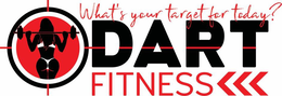 WHAT'S YOUR TARGET FOR TODAY? DART FITNESS logo