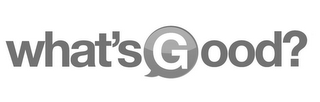 WHAT'SGOOD? logo