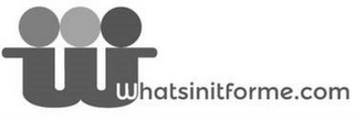 WHATSINITFORME.COM W logo