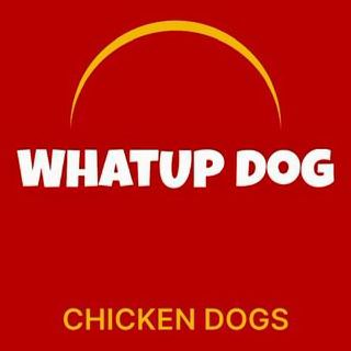 WHATUP DOG CHICKEN DOGS logo