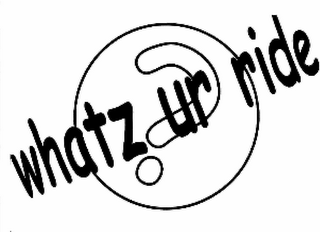 WHATZ UR RIDE ? logo
