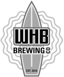 WHB BREWING CO. EST 2016 logo