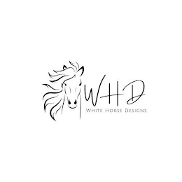 WHD WHITE HORSE DESIGNS logo