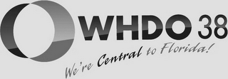 WHDO 38 WE'RE CENTRAL TO FLORIDA! logo