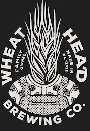 WHEAT HEAD BREWING CO. FAMILY OWNED MADE IN WA. STATE logo