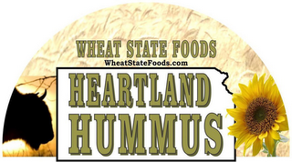 WHEAT STATE FOODS WHEATSTATEFOODS.COM HEARTLAND HUMMUS logo