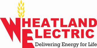 WHEATLAND ELECTRIC DELIVERING ENERGY FOR LIFE logo