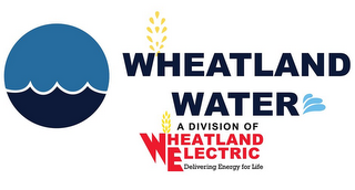WHEATLAND WATER A DIVISION OF WHEATLANDELECTRIC DELIVERING ENERGY FOR LIFE logo