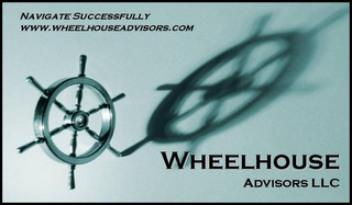 WHEELHOUSE ADVISORS LLC NAVIGATE SUCCESSFULLY WWW.WHEELHOUSEADVISORS.COM logo