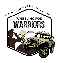 WHEELING FOR WARRIORS HELP END VETERAN SUICIDE logo