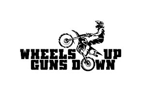 WHEELS UP GUNS DOWN logo