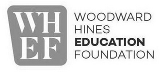 WHEF WOODWARD HINES EDUCATION FOUNDATION logo