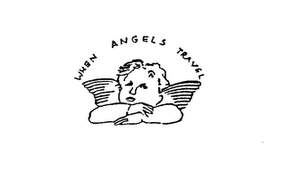 WHEN ANGELS TRAVEL logo
