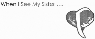 WHEN I SEE MY SISTER.... HUGS FROM PAULETTE logo