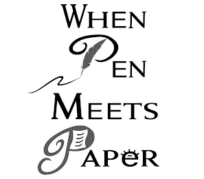 WHEN PEN MEETS PAPER logo