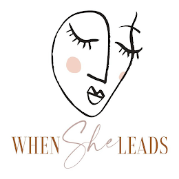 WHEN SHE LEADS logo