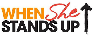 WHEN SHE STANDS UP logo