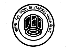 WHEN YOU THINK OF BEARINGS-THINK OF US DBB CO.