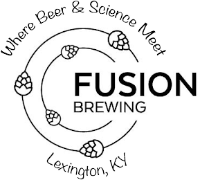 WHERE BEER & SCIENCE MEET FUSION BREWING LEXINGTON, KY logo