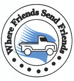 WHERE FRIENDS SEND FRIENDS