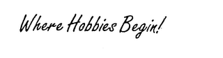 WHERE HOBBIES BEGIN! logo