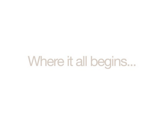 WHERE IT ALL BEGINS... logo