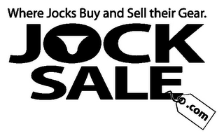WHERE JOCKS BUY AND SELL THEIR GEAR. JOCK SALE .COM logo