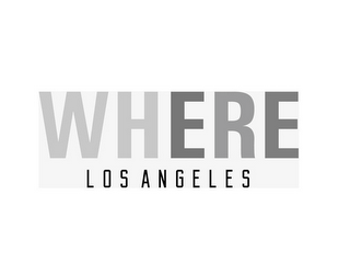 WHERE LOS ANGELES logo