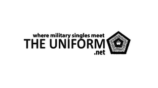 WHERE MILITARY SINGLES MEET THE UNIFORM.NET logo