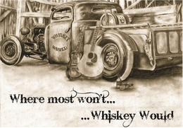 WHERE MOST WON'T... ...WHISKEY WOULD WHISKEY WOULD NO. 7 logo