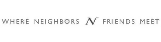WHERE NEIGHBORS N FRIENDS MEET logo